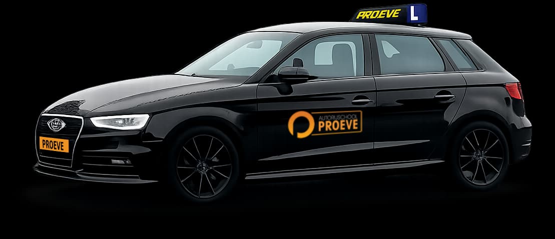 Lesauto van Autorijschool Proeve voor rijlessen in Krimpen en Rotterdam